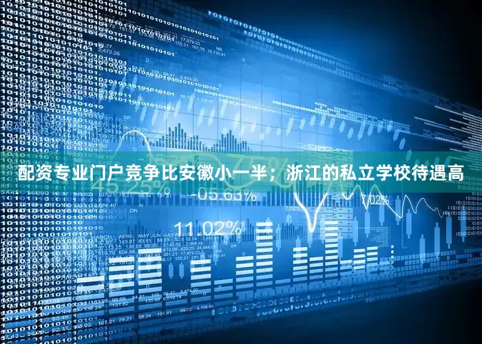 配资专业门户竞争比安徽小一半；浙江的私立学校待遇高