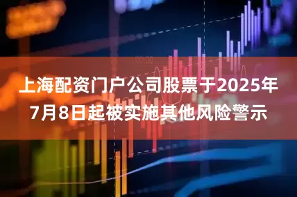 上海配资门户公司股票于2025年7月8日起被实施其他风险警示