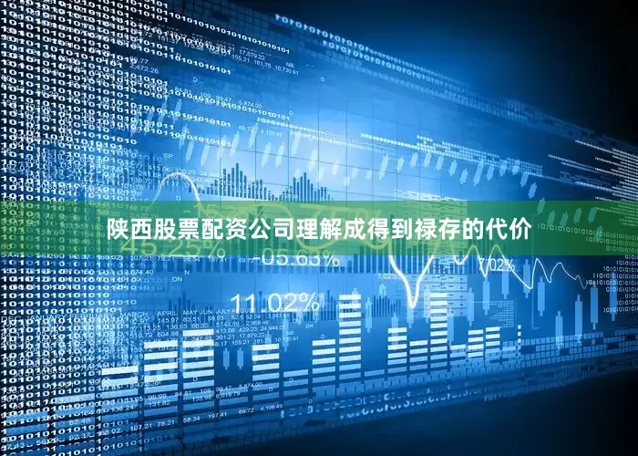 陕西股票配资公司理解成得到禄存的代价