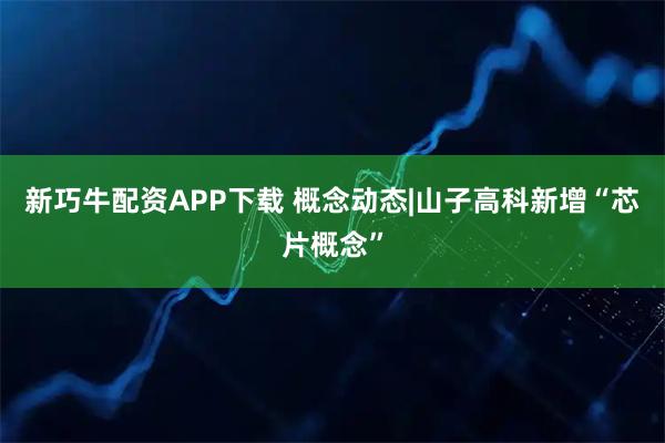 新巧牛配资APP下载 概念动态|山子高科新增“芯片概念”
