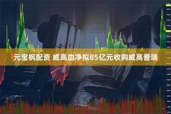 元宝枫配资 威高血净拟85亿元收购威高普瑞